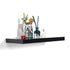 Heavy Duty Floating Shelf - Black (50kg Weight Capacity)