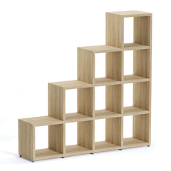 Boon - 9 Cube Stepped Shelf Storage System - 1120x1100x330mm | RBUK Hardware